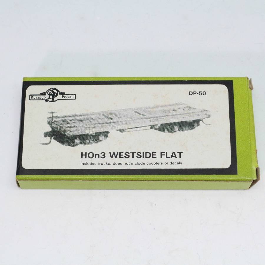Durango Press HOゲージ キット HOn3 WESTSIDE FLAT DP-50 未組立 鉄道模型 貨車 フラットカー◆420f12