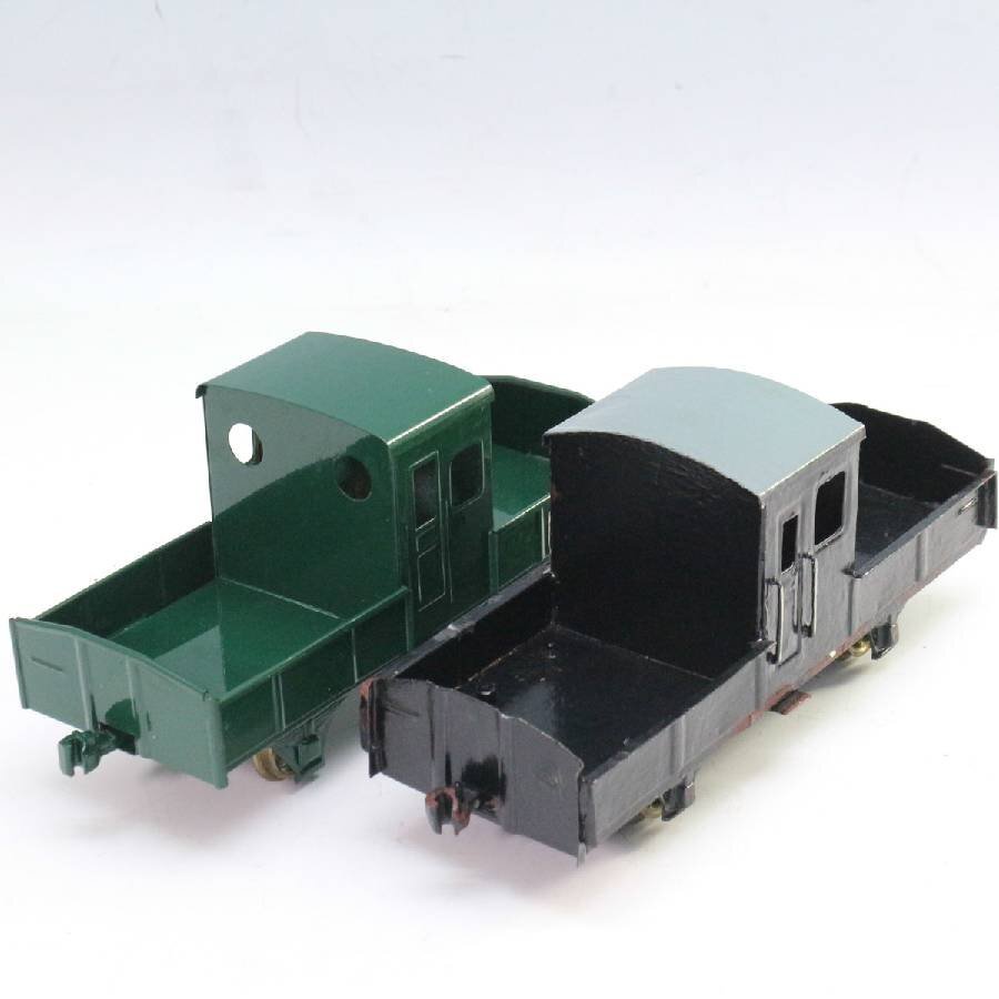 鉄道模型 Oゲージ 貨車 無蓋緩衝車 2両セット 鉄道模型 ヴィンテージ◆425f13