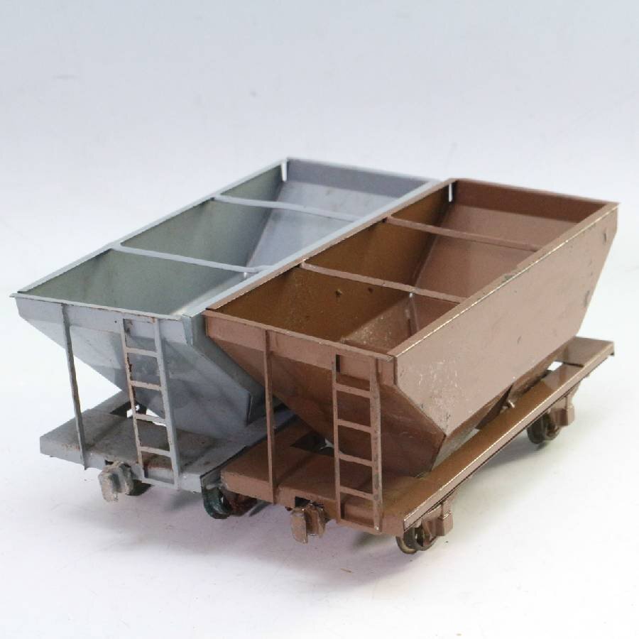 鉄道模型 Oゲージ 2両セット 貨車 石炭車 鉄道模型 ヴィンテージ◆425f17