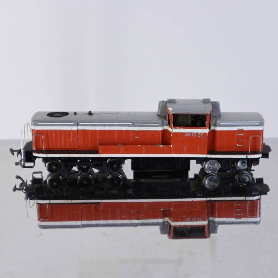メーカー不明 DE10 ディーゼル機関車 HOゲージ モーター付き 鉄道模型 ヴィンテージ★428v23