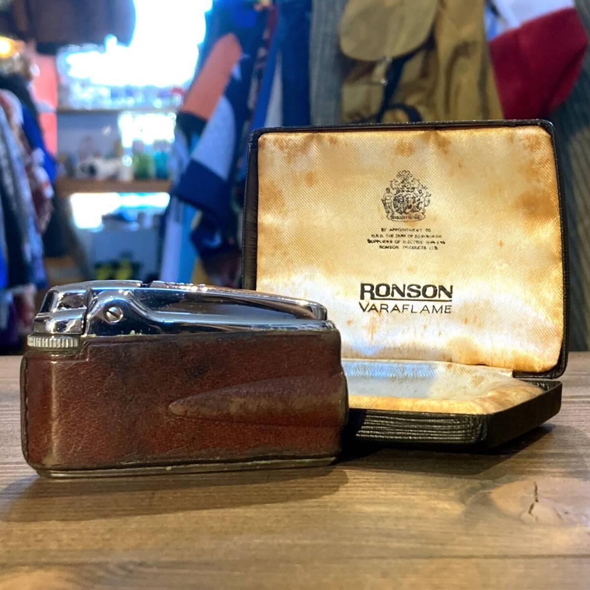 MP409) RONSON ガスライター VARAFLAME 火花確認済み 中古 現状品 / ロンソン ヴァラフレイム ビンテージライター ヴィンテージ