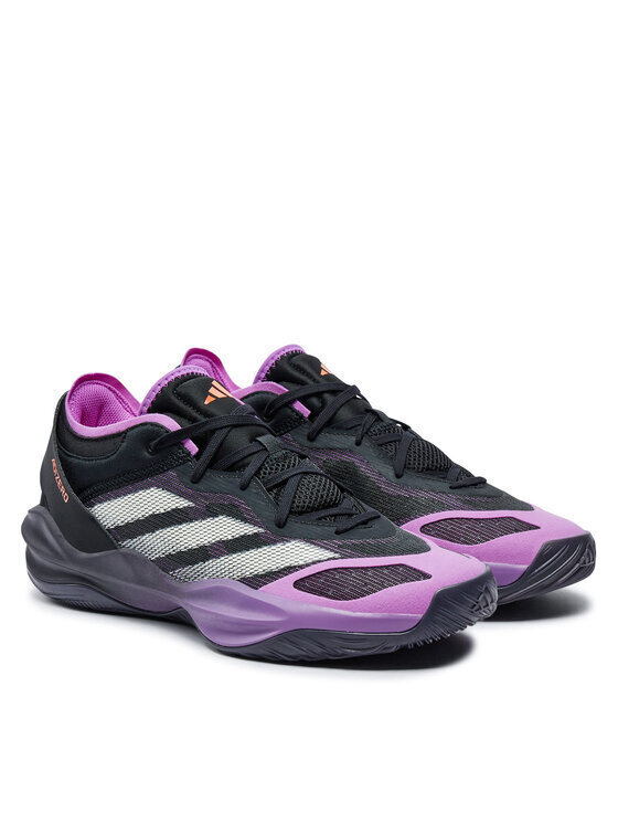 1・スピード発送 新品未使用 adidas(アディダス) Adizero Select 2.0 バスケットシューズ IG6619(ブラック/パープルバースト)２７．０ＣＭ