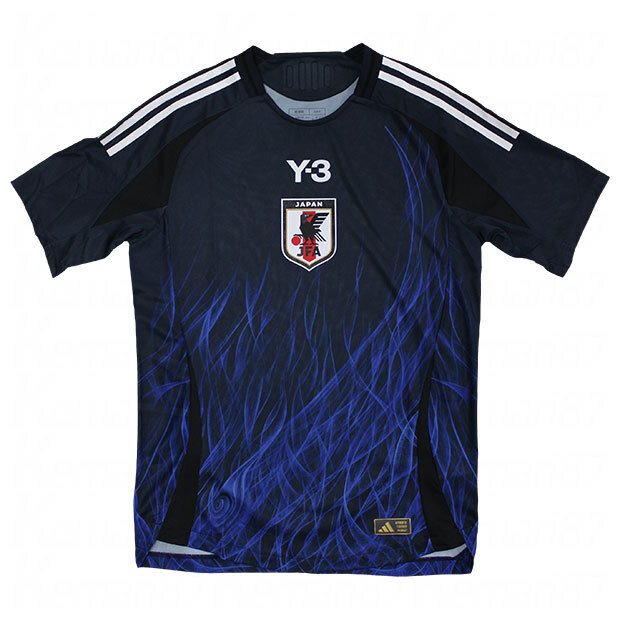1・スピード発送 新品未使用 adidas(アディダス) Y-3コラボ 日本代表 2024 ホーム オーセンティック ユニフォーム KMW64(インク)Ｌ
