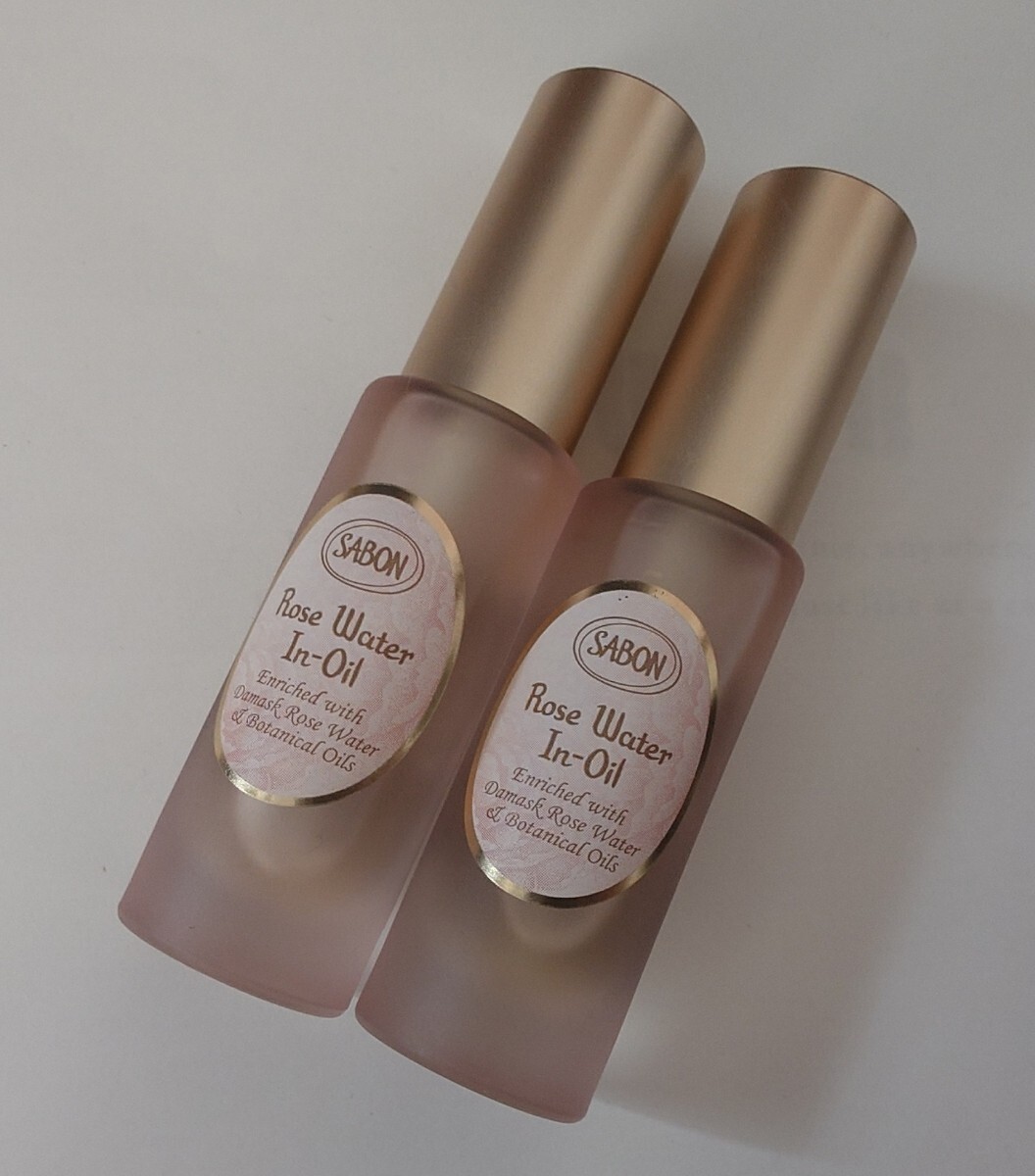 SABON ローズウォーターインオイル★ サボン フローラルウォーターインオイル（ 化粧水）10ml×2