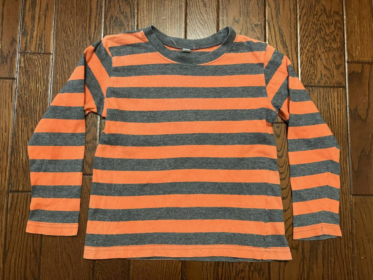 キッズ ボーダー ロンT 長袖 Tシャツ １１０ チャンピオン スウェット ハーフパンツ １２０ JUNK STORE 総柄 短パン １２０ セット 子供服
