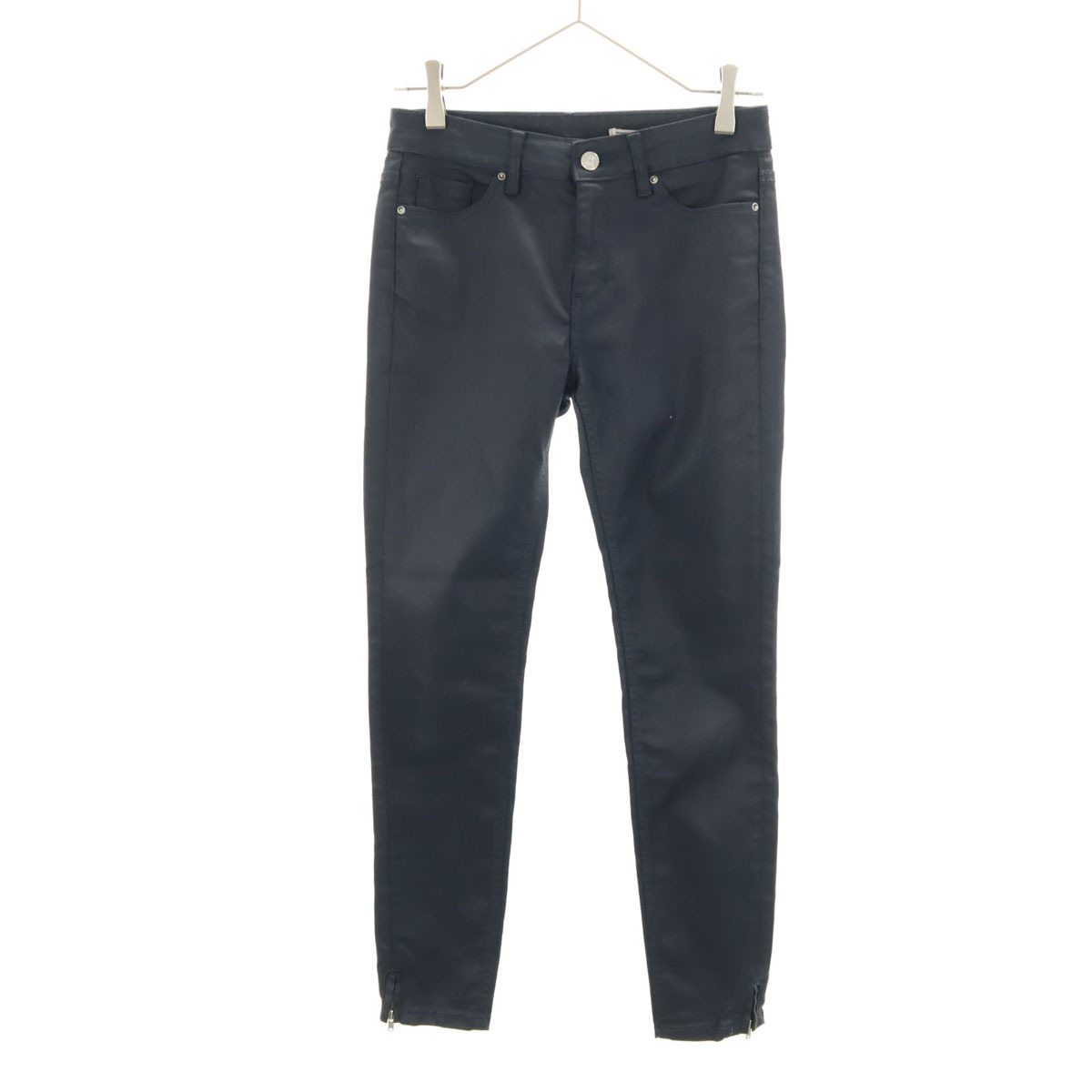 ZARA WOMAN ザラウーマン パンツ USA02 ネイビー ストレッチ レディース
