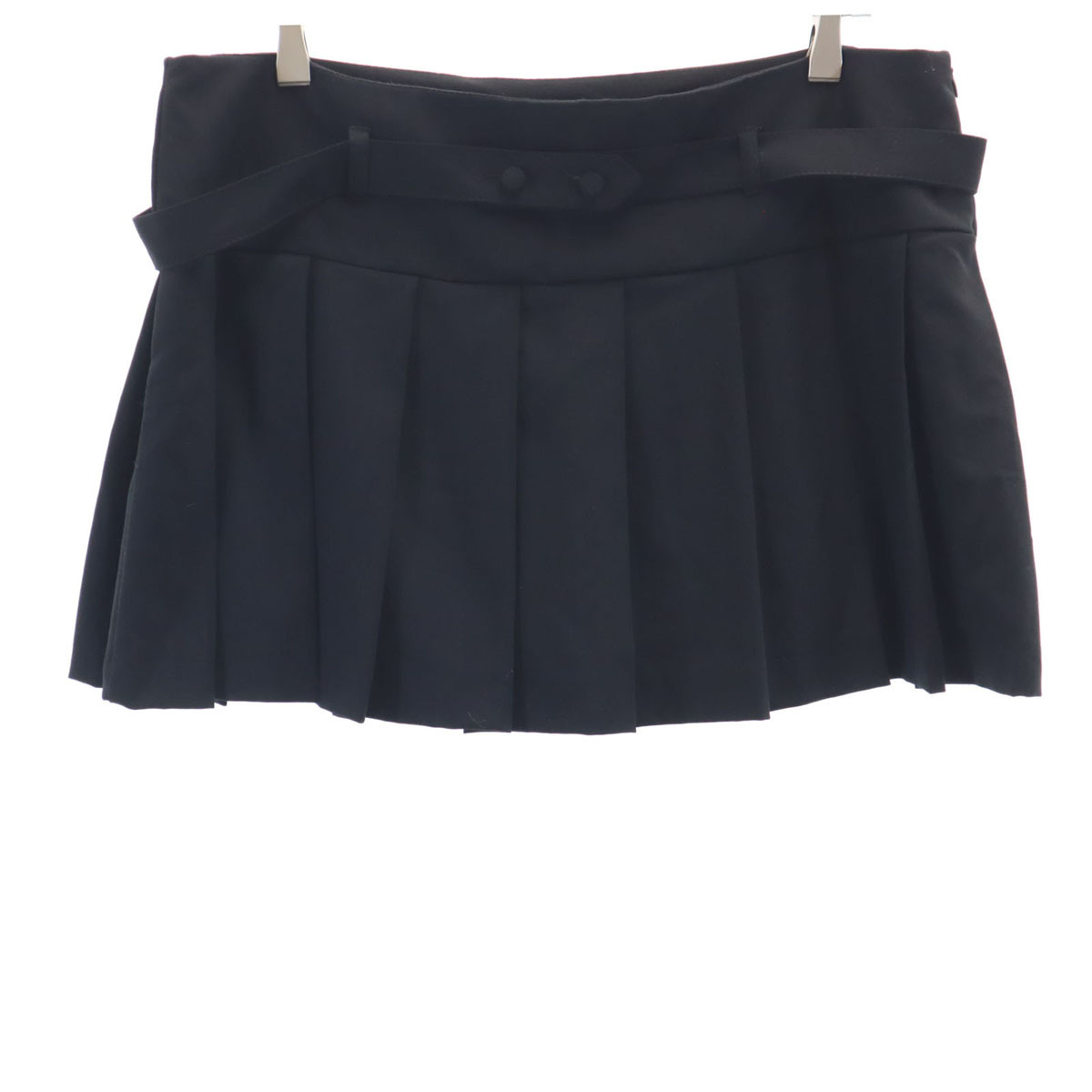 ZARA ザラ ミニ丈 プリーツスカート XL ブラック インナーパンツ付き レディース