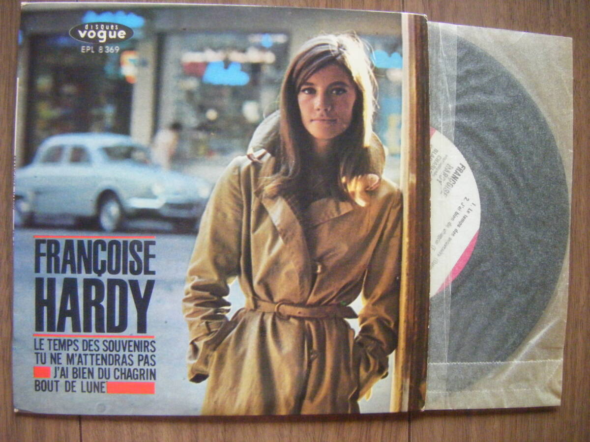 ★[仏orig7EP] Francoise Hardy 美完品/Vogue EPL8369(1965) MONO/Le Temps Des Souvenirs +3/フランソワーズ・アルディ