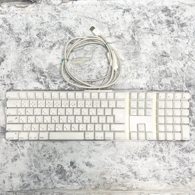622//Apple純正 キーボード A1048 動作品