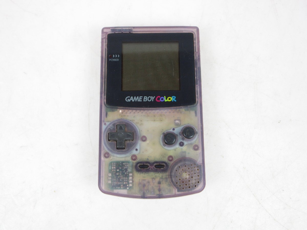 ゲームボーイカラー クリア 本体のみ CGB-001 任天堂 ジャンク / 30 (KSAW026971D)
