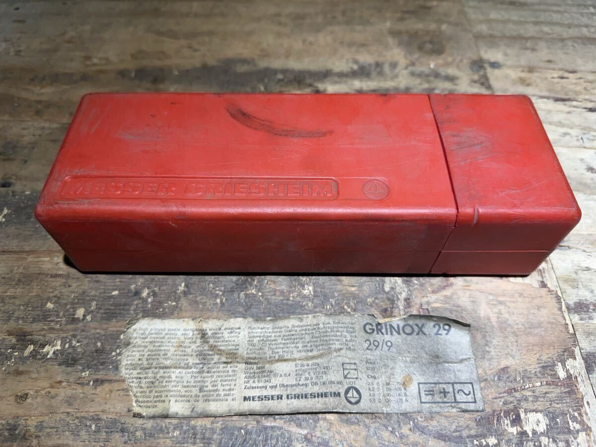 MESSER GRIESHEIM GRINOX29 29/9 被覆アーク溶接棒 棒径2.5 内容量3kg 棒長250mm 溶接 アーク