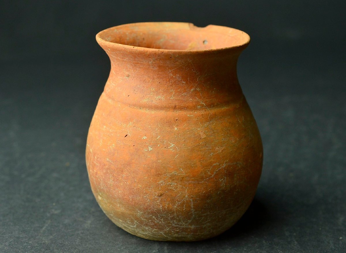 新石器時代 古代中国 赤土罐土器・壺土器 ★【YB】中国古玩骨董26Y468-2
