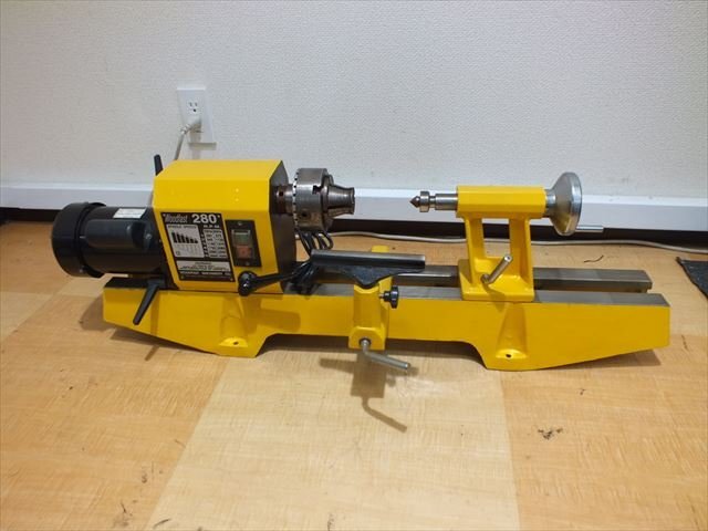 【01】北海道札幌市 引取限定 Woodfast 280 木工旋盤 中古 現状品 # ■ 260401B6643