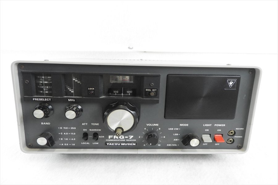 【07】YAESU MUSEN ヤエス 八重洲無線 FRG-7 無線機 中古 現状品 260407B9871