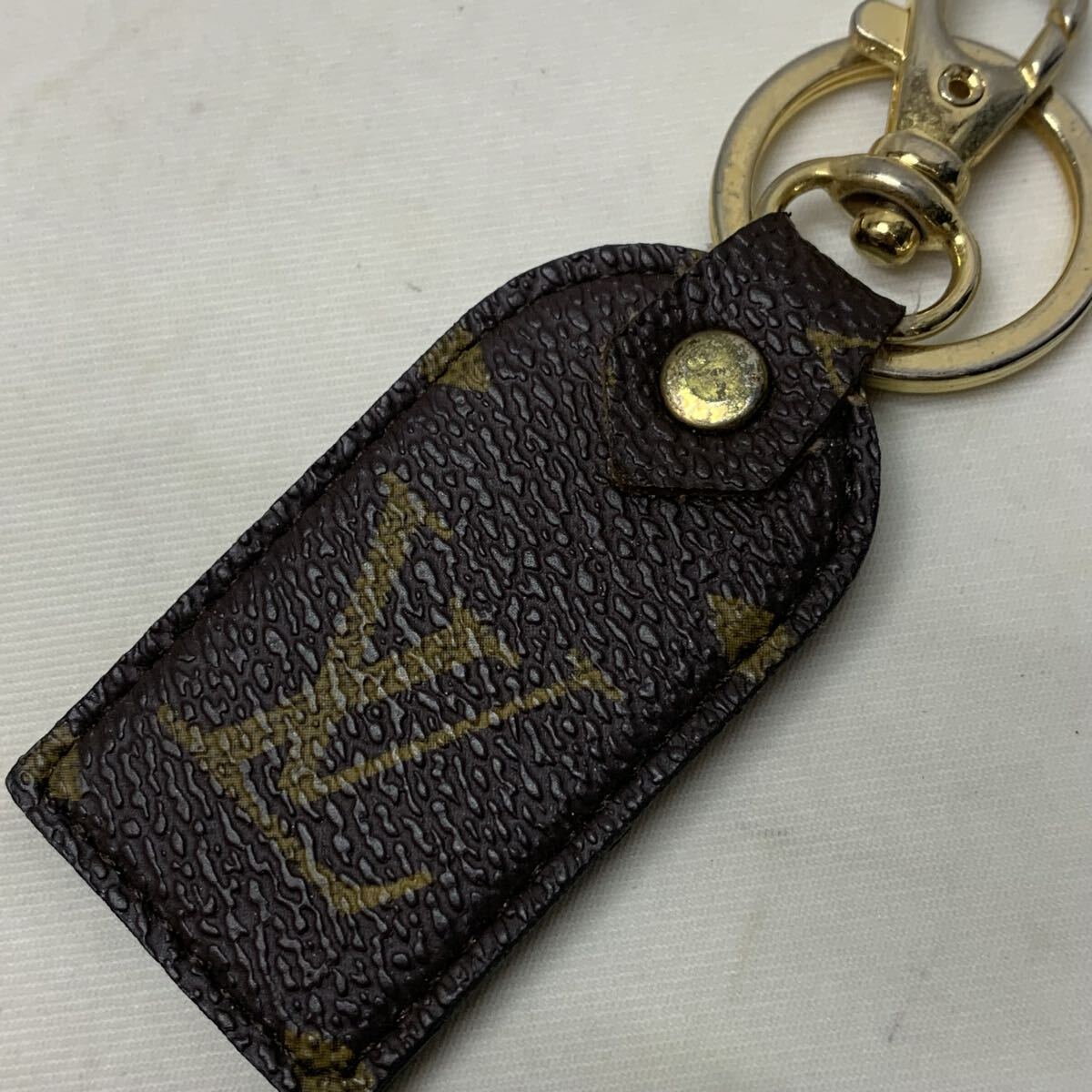【美品】 LOUIS VUITTON キーホルダー モノグラム キーリング ルイヴィトン