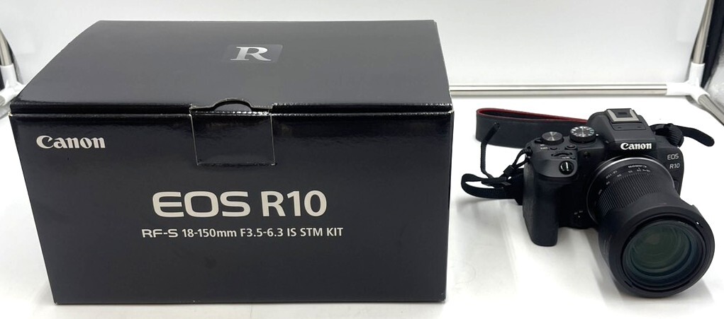 o1687s Canon キヤノン ミラーレス一眼 デジタルカメラ EOS R10 レンズ RF-S 18-150ｍｍ F3.5-6.3 IS STM キット通電確認済 動作未確認 