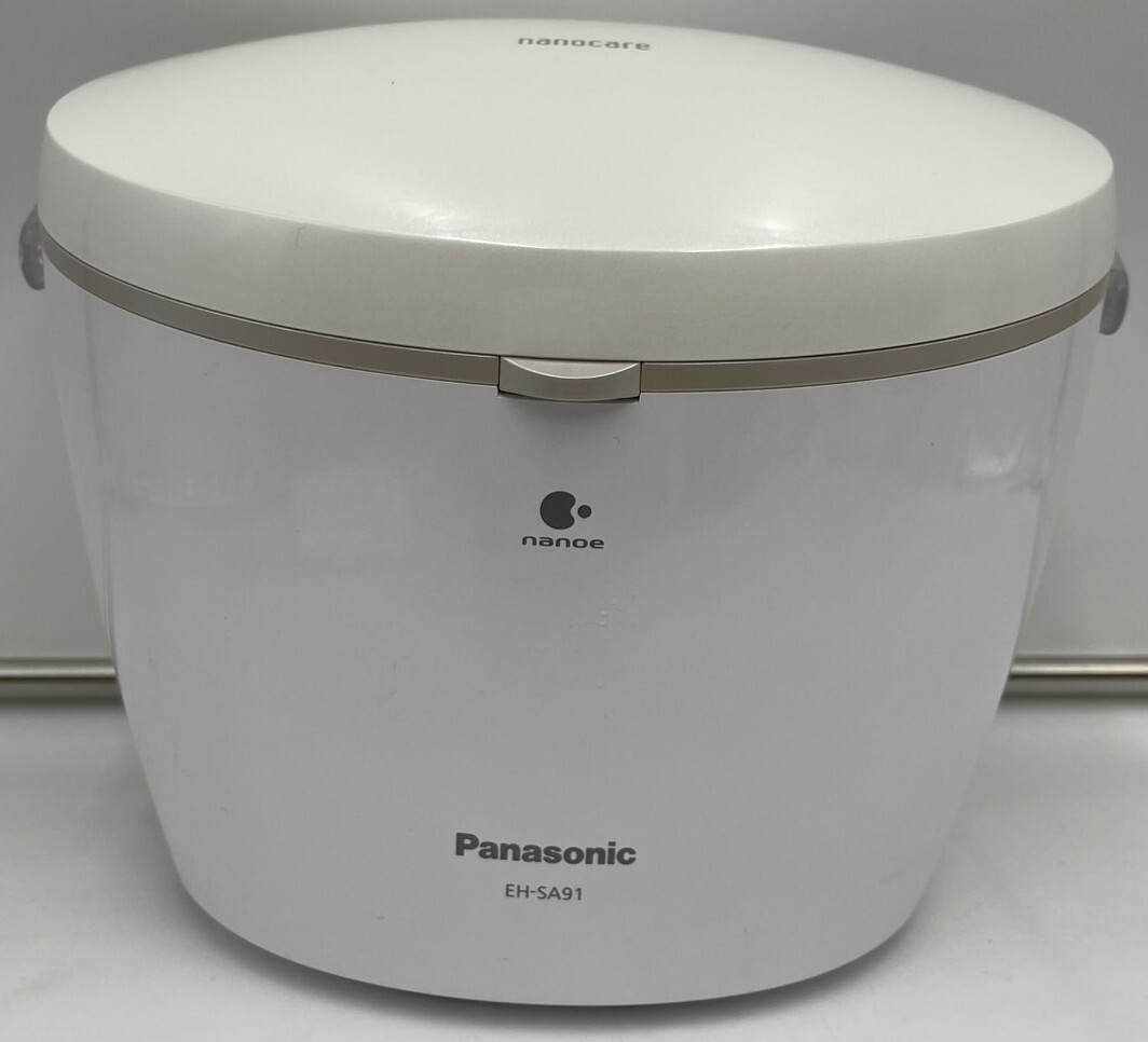 o1587s Panasonic ナノイー EH-SA91 パナソニック ナノケア プラチナスチーム 美顔器 温冷 フェイシャルケア 通電確認済 動作未確認 
