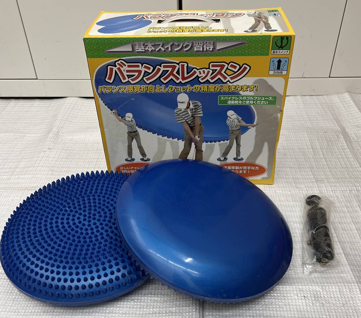 i1983T ジャパーナ ゴルフ バランスレッスン 2個入り 練習器具 空気入れ付