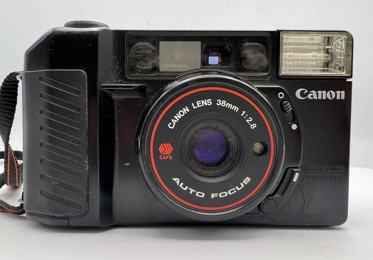 i1801C CANON キヤノン Autoboy2 QUARTZ DATE 38mm F2.8 コンパクトフィルムカメラ 通電動作未確認