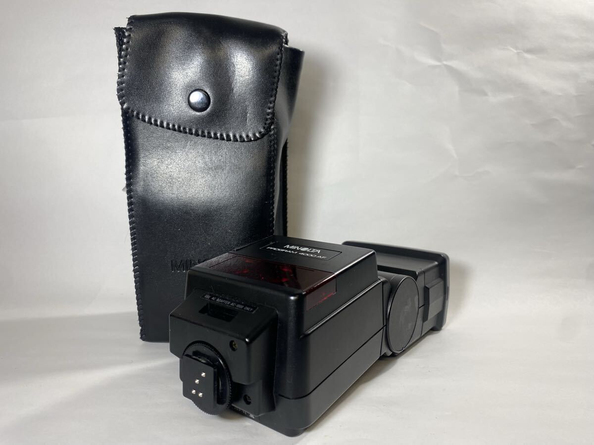 発光確認済！ミノルタ MINOLTA PROGRAM 4000AF ケース付属