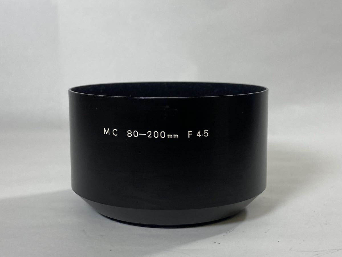 美品！メタル製！ミノルタ Minolta MC 80-200mm F4.5 用 メタルレンズフード 55mm径