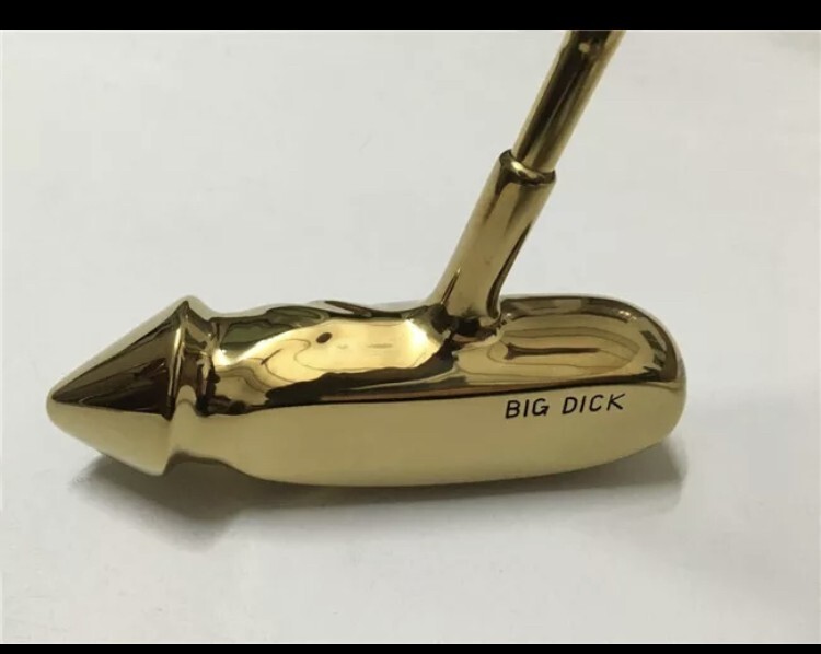 新品　ゴールドパター BIG DICK　34インチ
