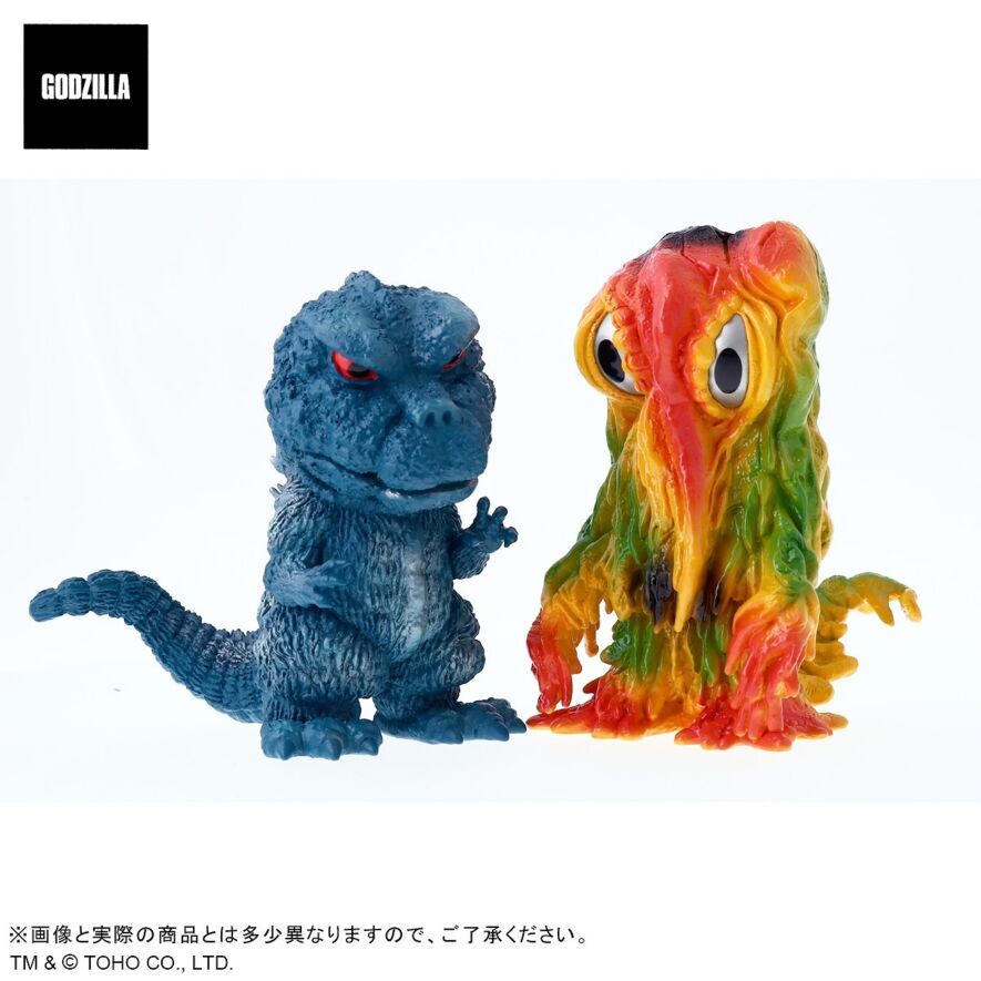 エクスプラス デフォリアル ゴジラ対ヘドラ ブルマァクカラーセット ソフビ フィギュア GODZILLA 1971 ブルマァク M1号 X-PLUS 少年リック