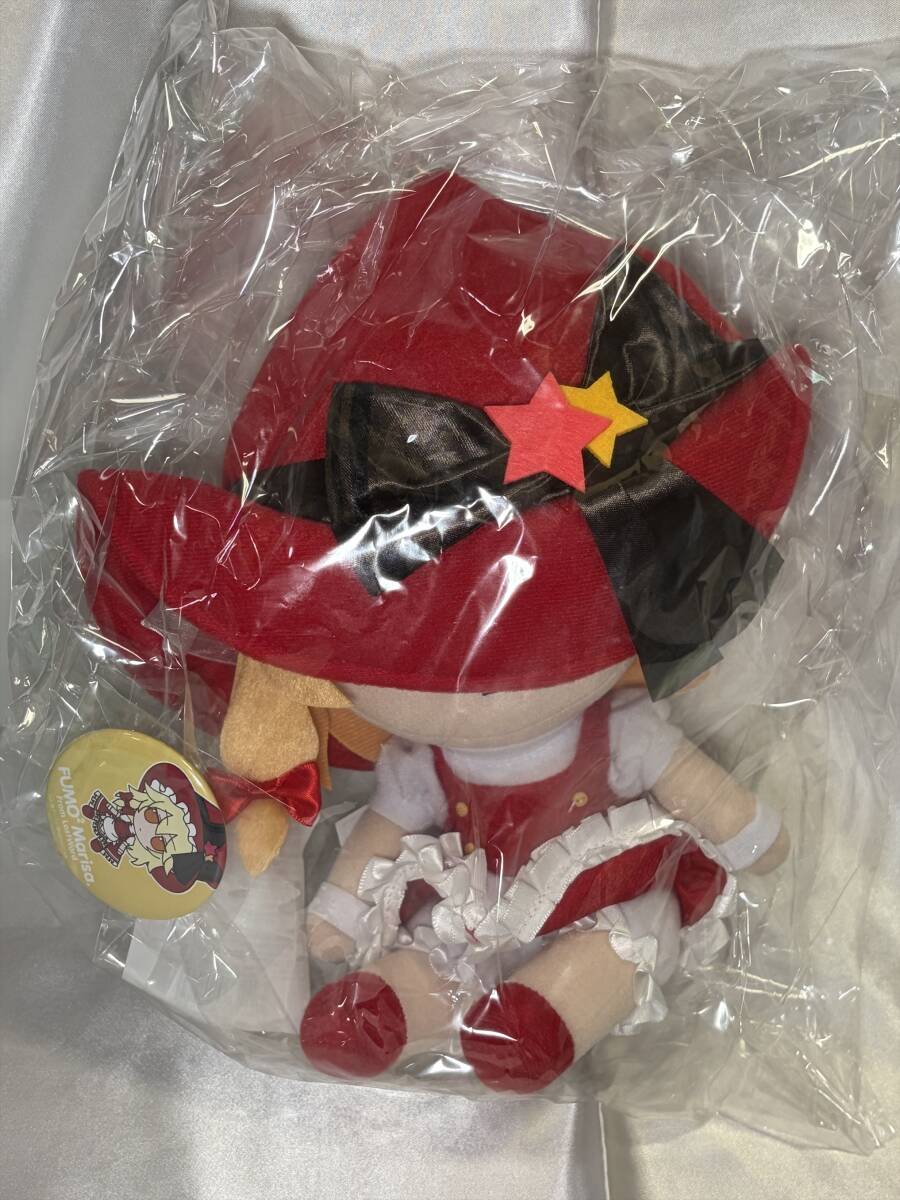 東方ぬいぐるみシリーズ70 霧雨魔理沙 紅夢の魔女ver. ふもふもまりさ。 缶バッジ付き 東方Project 例大祭 Gift ふもふも ぬいぐるみ