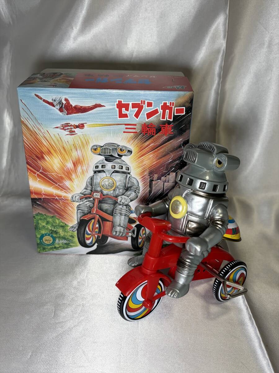 M1号 セブンガー 三輪車 ソフビ フィギュア ウルトラマンレオ ウルトラ怪獣 マルサン ブルマァク マーミット MARUSAN BULLMARK MARMIT