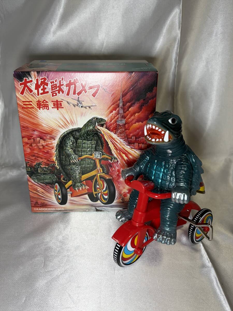 M1号 ガメラ 三輪車 ブルーグレー ソフビ フィギュア GAMERA ワンフェス WF マルサン ブルマァク マーミット MARUSAN BULLMARK MARMIT