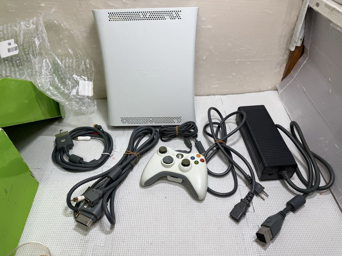 Microsoft マイクロソフト XBOX360 ゲームハード セット ★ 通電確認済み 現状品