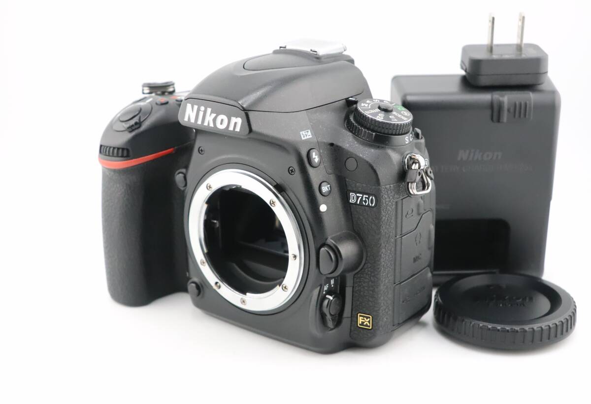 ★美品★ニコン NIKON D750 ボディ充電器付★　W0554＃4855