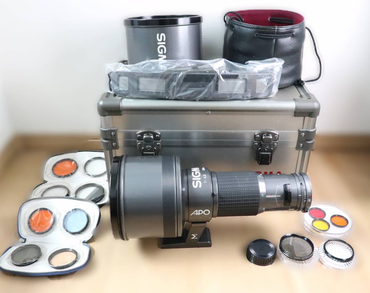 ★美品★シグマ SIGMA 500mm F4.5 APO CANON キヤノン用 ケース付★　W0514＃5022