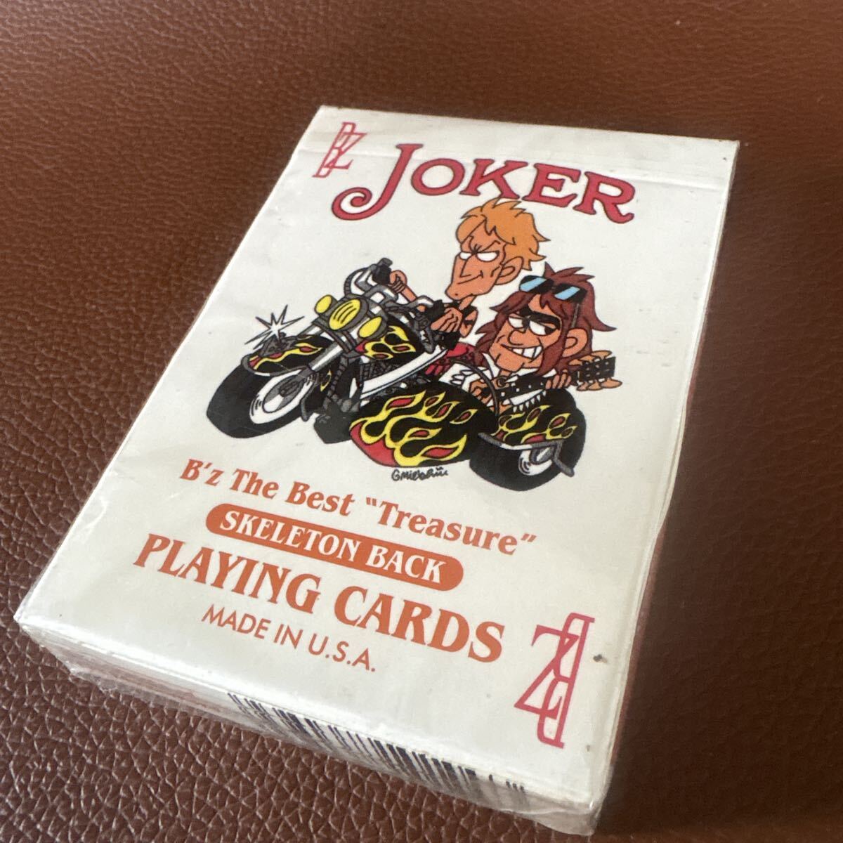 【B'z The Best Treasure SKELETON BACK PLAYING CARDS トラン未開封未使用【26/05 TY-1B