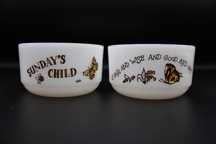Fire King ファイヤーキング SUNDAY'S CHILD BOWL サンデーズチャイルド ボウル