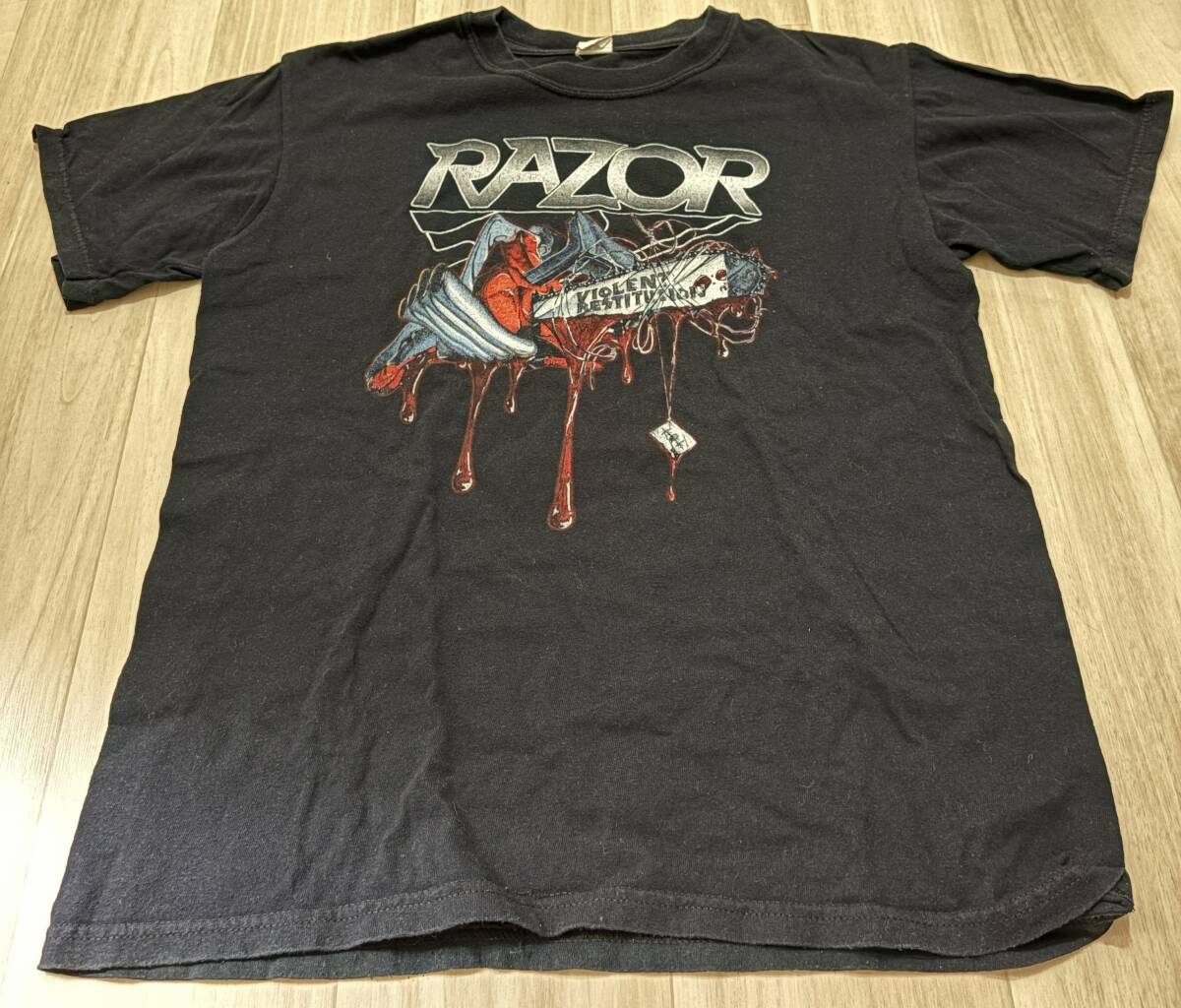 razor violent restitution スラッシュ 激安 sacrifice annihilator anvil krokus dead brain cells exciter dyoxen oblivion metallica