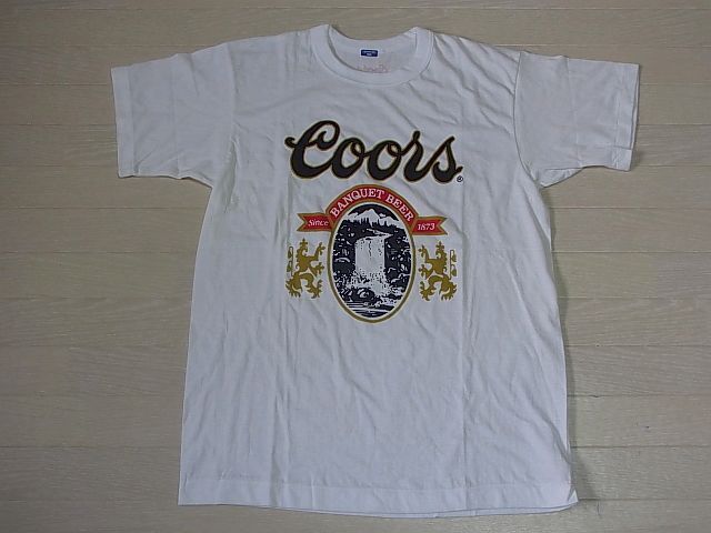 未使用品　Coors Banquet Beer Tシャツ　クアーズ　バンケット　ビール　Tシャツ　オンワード