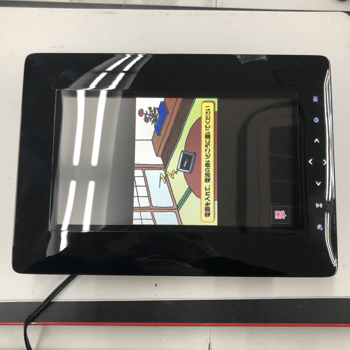11ysS デジタルフォトフレーム　HW001S BK ブラック　ソフトバンク　SoftBank 純正アダプター　箱付き　利用制限◯IMEI:359020033645339