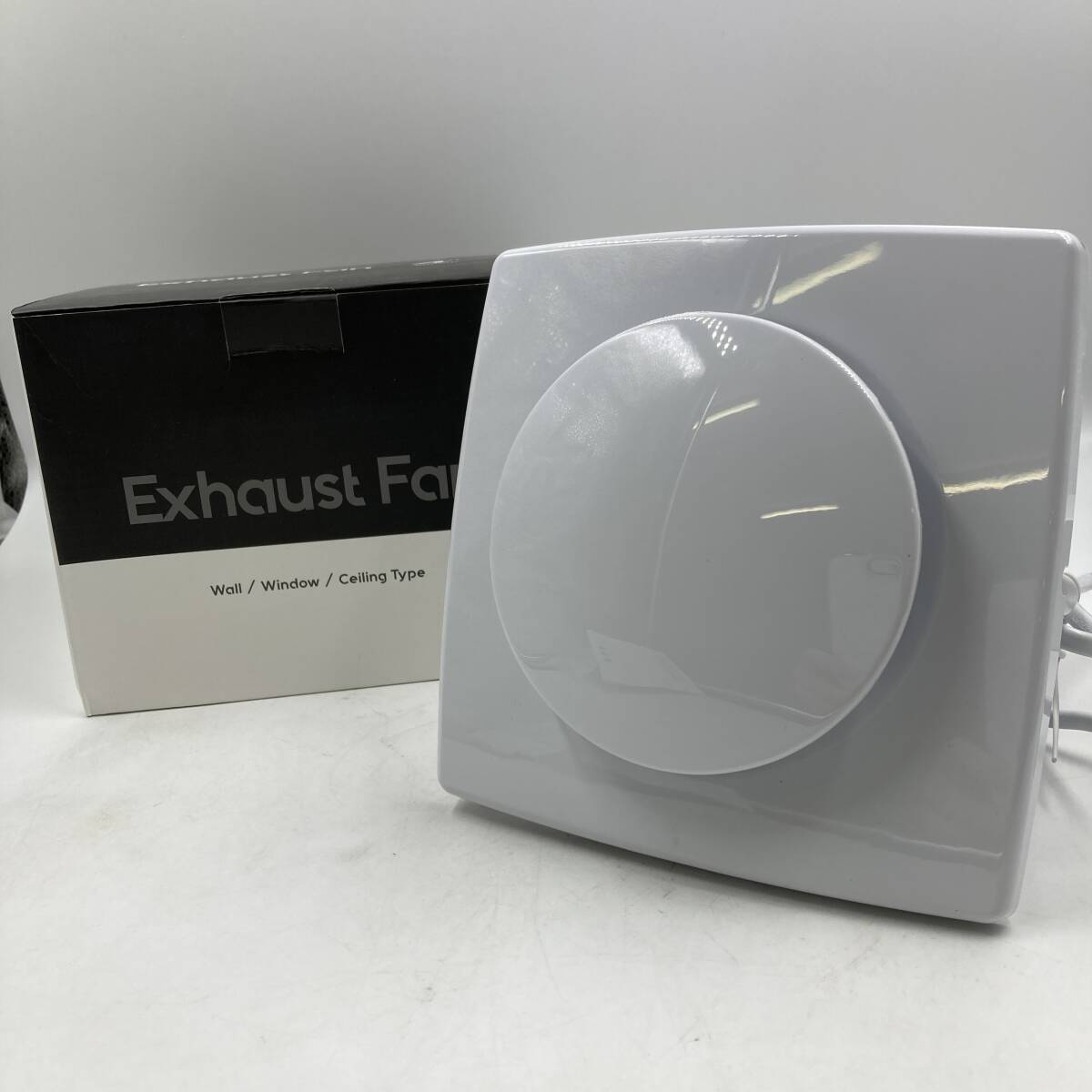 【通電確認済】MOCINE スマート換気扇　 排気ファン 居室・トイレ・洗面所用 グローバル展開中丸型　100mm/Y40997-R2