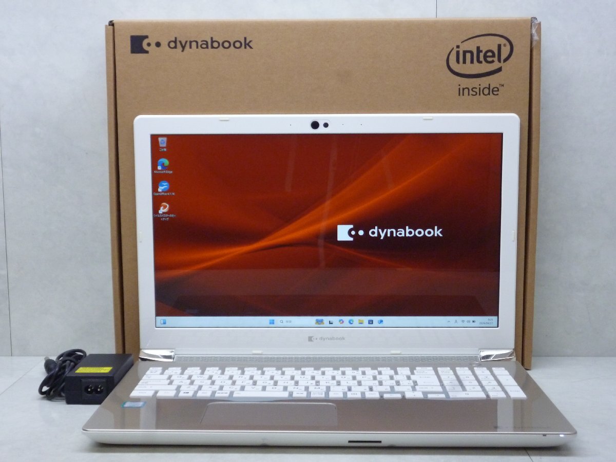 ☆第8世代☆東芝☆dynabook AZ65/KGSD☆Core i7 1.80GHz/8GB/SSD256GB/高解像度1920×1080/BD/無線/Bluetooth/カメラ/Office/DtoD領域☆
