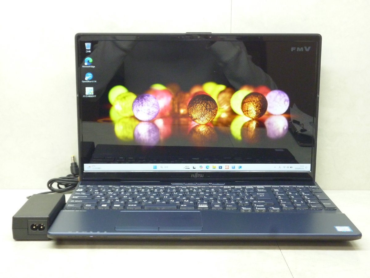 ☆美品☆第9世代☆富士通☆LIFEBOOK AH77/D3☆Core i7 1.80GHz/8GB/1TB/高解像度1920×1080/BD/無線/Bluetooth/カメラ/Office/DtoD領域☆