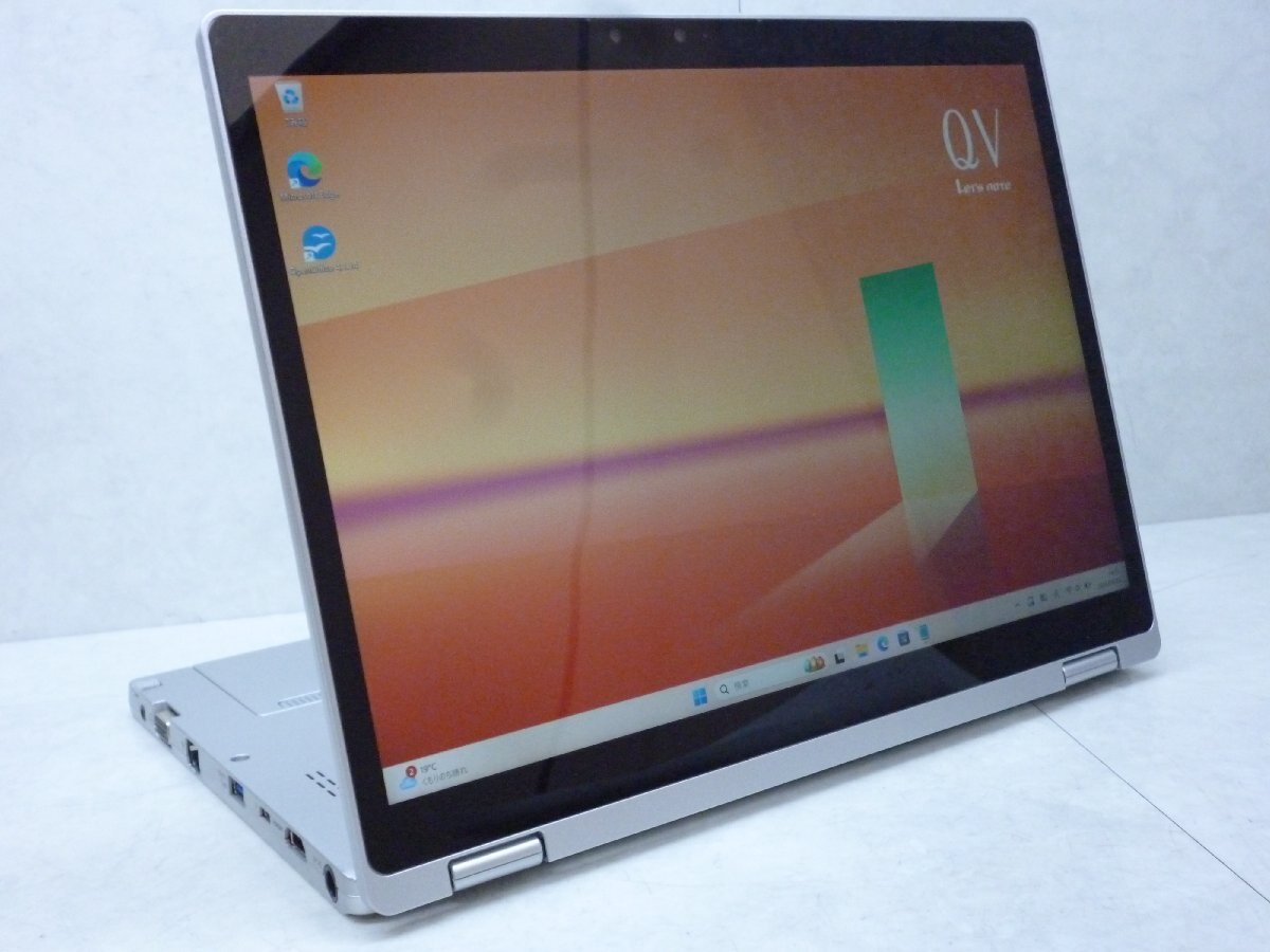 ☆美品☆第11世代☆CF-QV1RFAVS☆Core i5 2.60GHz/16GB/SSD256GB/累積960/高解像度2880×1920/無線/WAN/カメラ/Office/Win11 DtoD領域☆