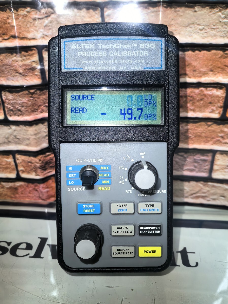 Altek TechChek 830 多機能プロセスキャリブレーター 中古現状，通電確認品。