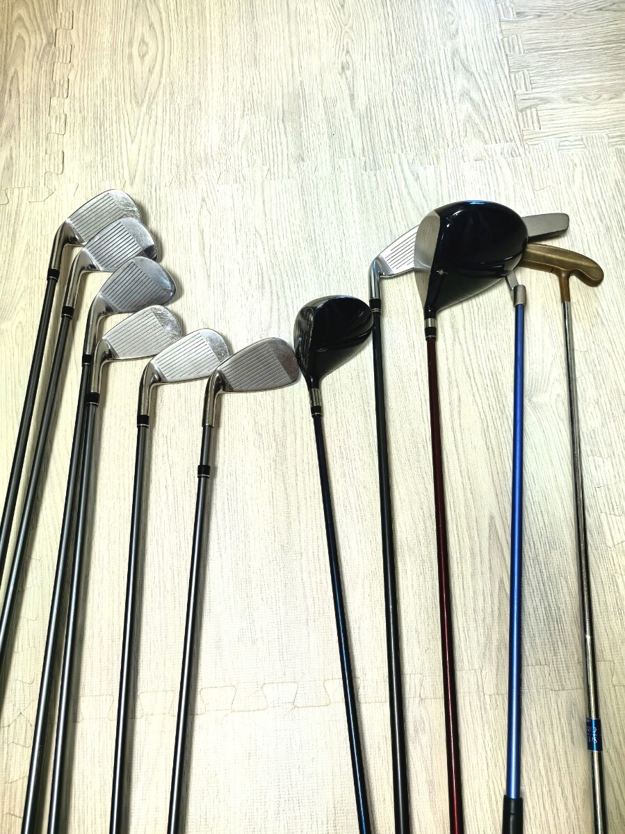マルマン EXIM NANO ◆◆豪華6本組 TaylorMade rac ut 3U 　11本入。初心者 中古現状品 右利き