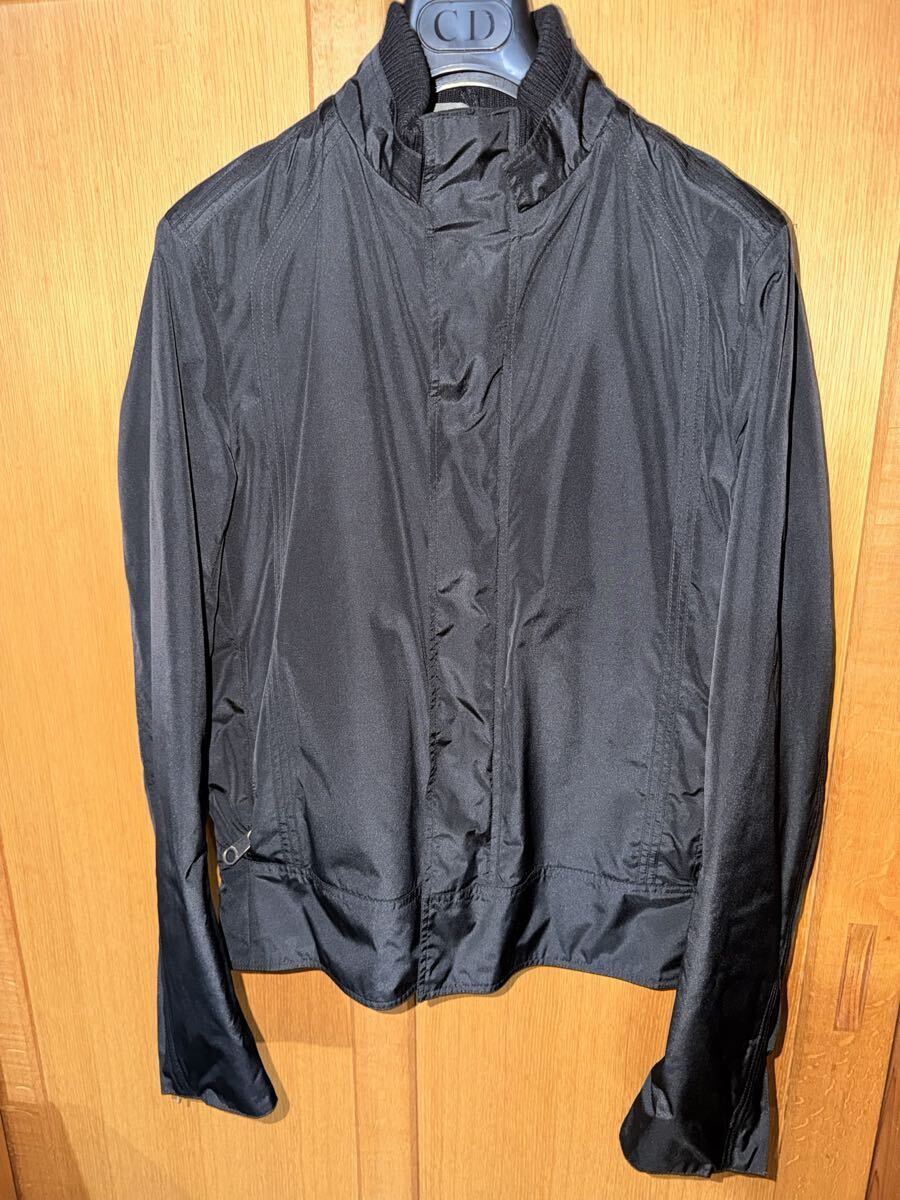 ディオールオム Dior HOMME 08 SS ブラック アサルトジャケット レイジャケット ライダース