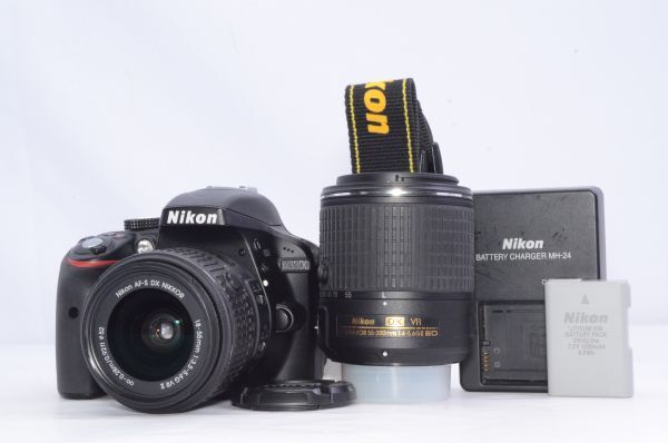 【ショット数約990回】NIKON ニコン D3300 ダブルレンズキット デジタル一眼レフカメラ