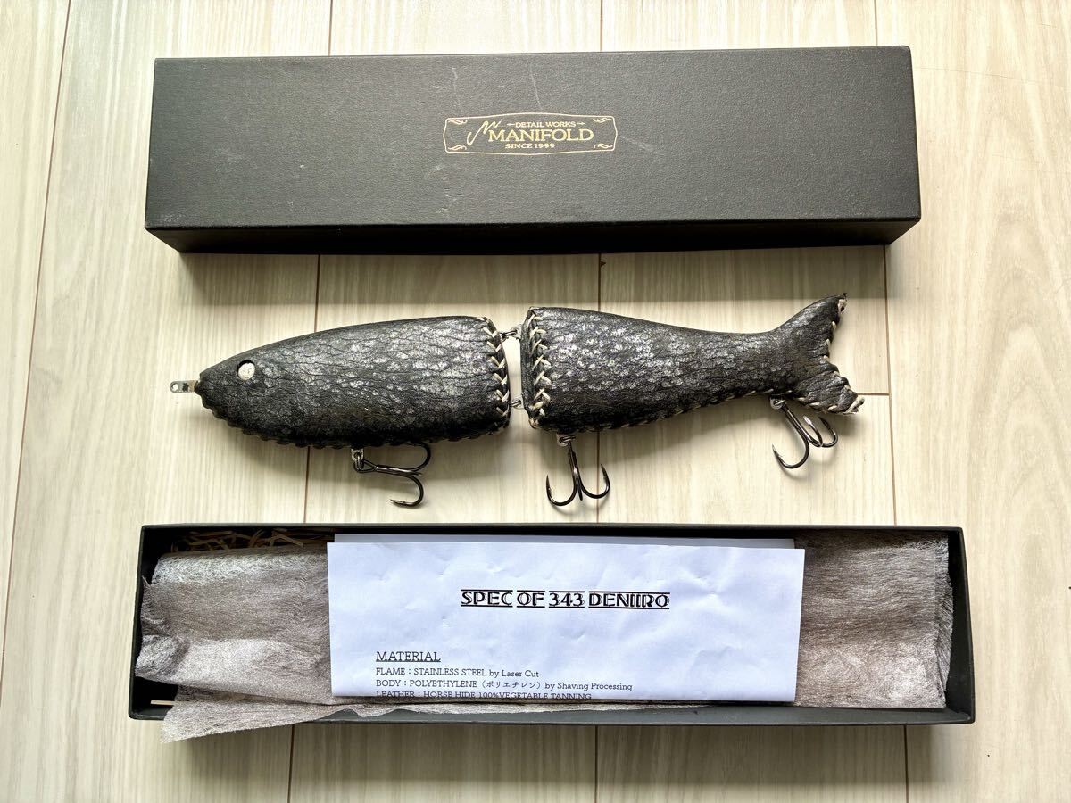 ［箱付中古美品］ MANIFOLD マニフォールド DENIIRO デニイロ 343 ブラック