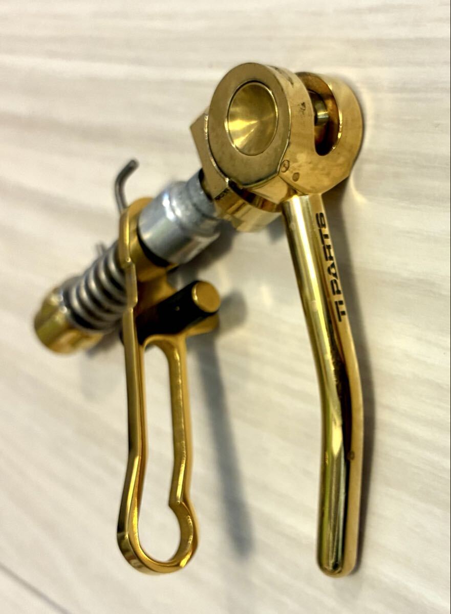 ［中古美品］ブロンプトン BROMPTON Ti Parts Workshop - Rear Frame Clip & Quick Release - Full Titanium