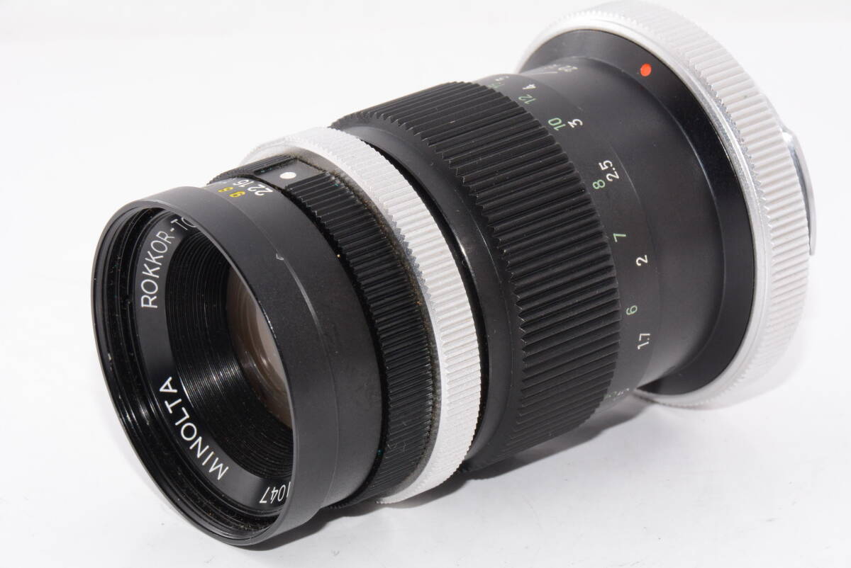 【外観並級】MINOLTA ROKKOR-TC 100mm F4 MDマウント　#v1932