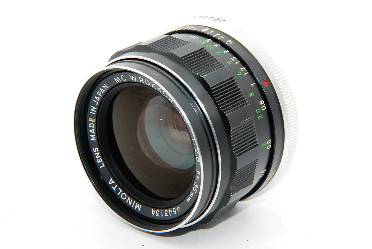 【外観並級】ミノルタ Minolta MC W.ROKKOR-HG 35mm F2.8　#v1618